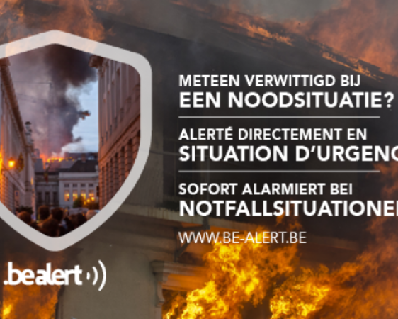 BE-ALERT: noodsituatie