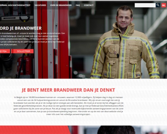 Allemaal naar ikwordbrandweer.be